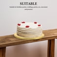 thumbnail image 1 of FESTFENDS 4Pcs Decorative Cake Board Golden Thickened Cake Drum Replaceable for Holiday Decorations, 1 of 6