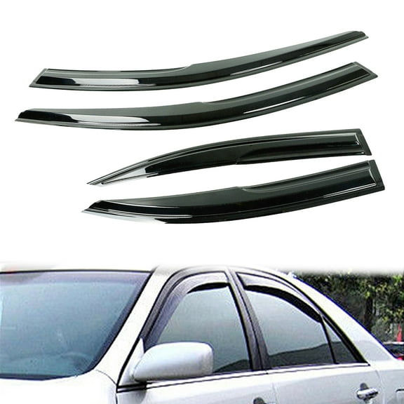 4Pcs Window Visor Rain Deflector Vent Sun Guard Fit for Lexus IS250 IS350 2006-2012