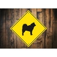 thumbnail image 2 of Finnish Spitz Dog Diamond Aluminum Metal Decor Sign - 12" x 12", 2 of 4