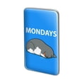 thumbnail image 1 of Mondays Cat Sleepy Tired Sleeping Work Metal Rectangle Lapel Hat Pin Tie Tack Pinback, 1 of 3