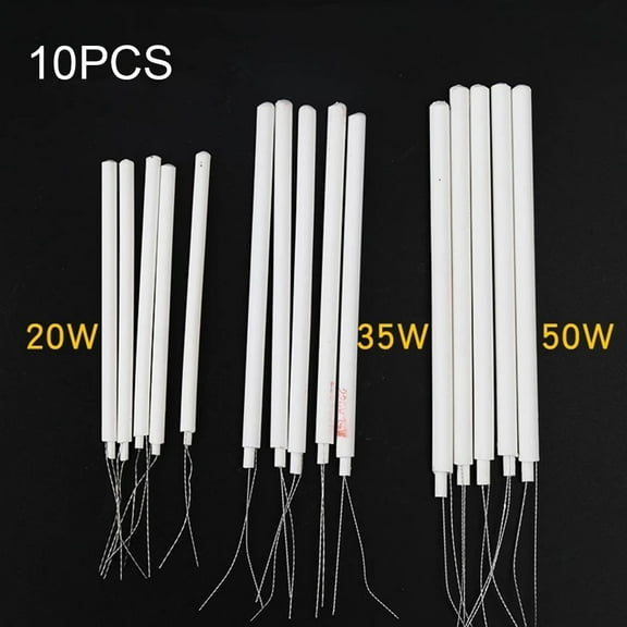 10Pc Soldering Iron Heating Element Ceramic Electric Heater 220V 20W/35W/50W Adjustable Temperature Solder Internal Adapter Tool 20W Smile Home