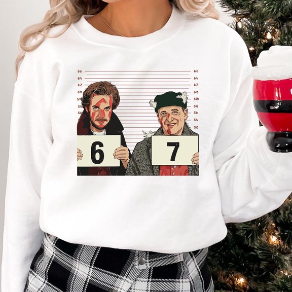 6 7 Number Sweatshirt, Home Alone Sweatshirt, TV Movie Sweatshirt - Sizes S-5XL ,The Orange Shop