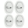 thumbnail image 3 of 4 Uds Cubierta Protectora Puerta Coche Protector Cerraduras Vehículo Silicona () Blanco, 3 of 4
