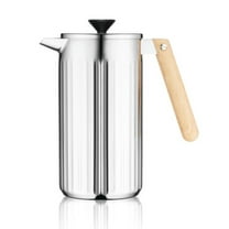 Bodum Douro Double Wall French Press, 34 oz, Stainless Steel, Shiny Finish