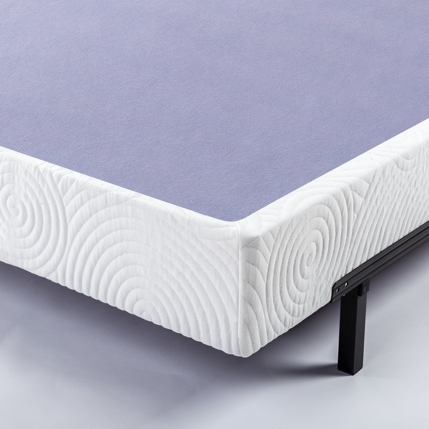 Zinus 7.5" Metal Box Spring with Wood Slats, Mattress Foundation, King