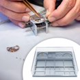 thumbnail image 1 of Caja de almacenamiento de piezas de reloj, herramientas para relojes, contenedor de Hardware de almacenamiento, herramienta de reparación, bandeja de estilo A, 1 of 8