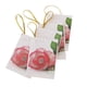 thumbnail image 3 of pieza de 320 piezas Tarjetas de mensaje con tema de flores de papel Deseos colgantes Etiquetas Suministros para fiestas Gloria Etiqueta colgante de tarjeta de mensaje de papel, 3 of 9
