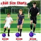thumbnail image 2 of Juego de balones de fútbol Sappy, tamaño 4, 2 unidades, con bomba, color morado oscuro, 2 of 6