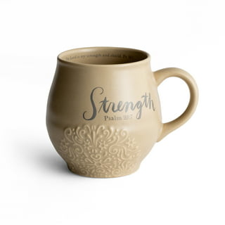 Dayspring Oh Happy Day Ceramic Mug, 16 oz, White