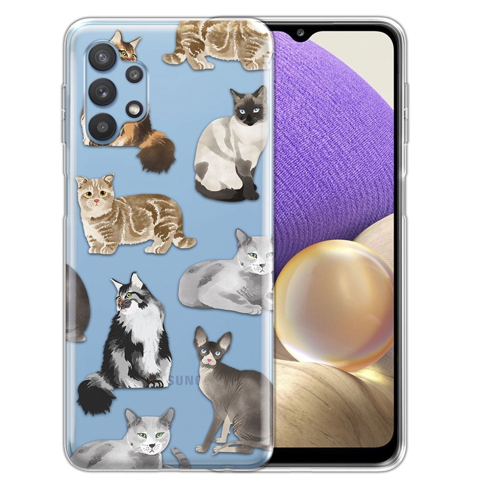 Head Case Designs Tabby Cats Hard Back Case Compatible for Huawei P Smart 2020