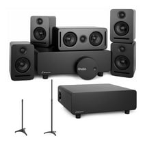 Platin Monaco 5.1 Speakers with WiSA SoundSend Transmitter and Subwoofer Bundle