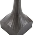 thumbnail image 4 of Tyler Dillon Square Graphite Chiseled Metal Martini Accent Table, 4 of 6