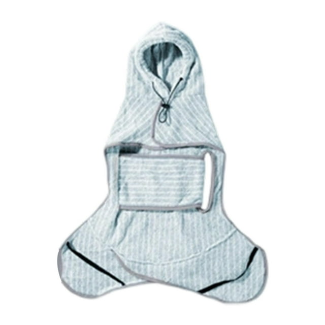 Albornoz para perro, toalla de secado rápido, para paseos en , correa ajustable para el vientre, mantiene el calor para el baño, ducha con
