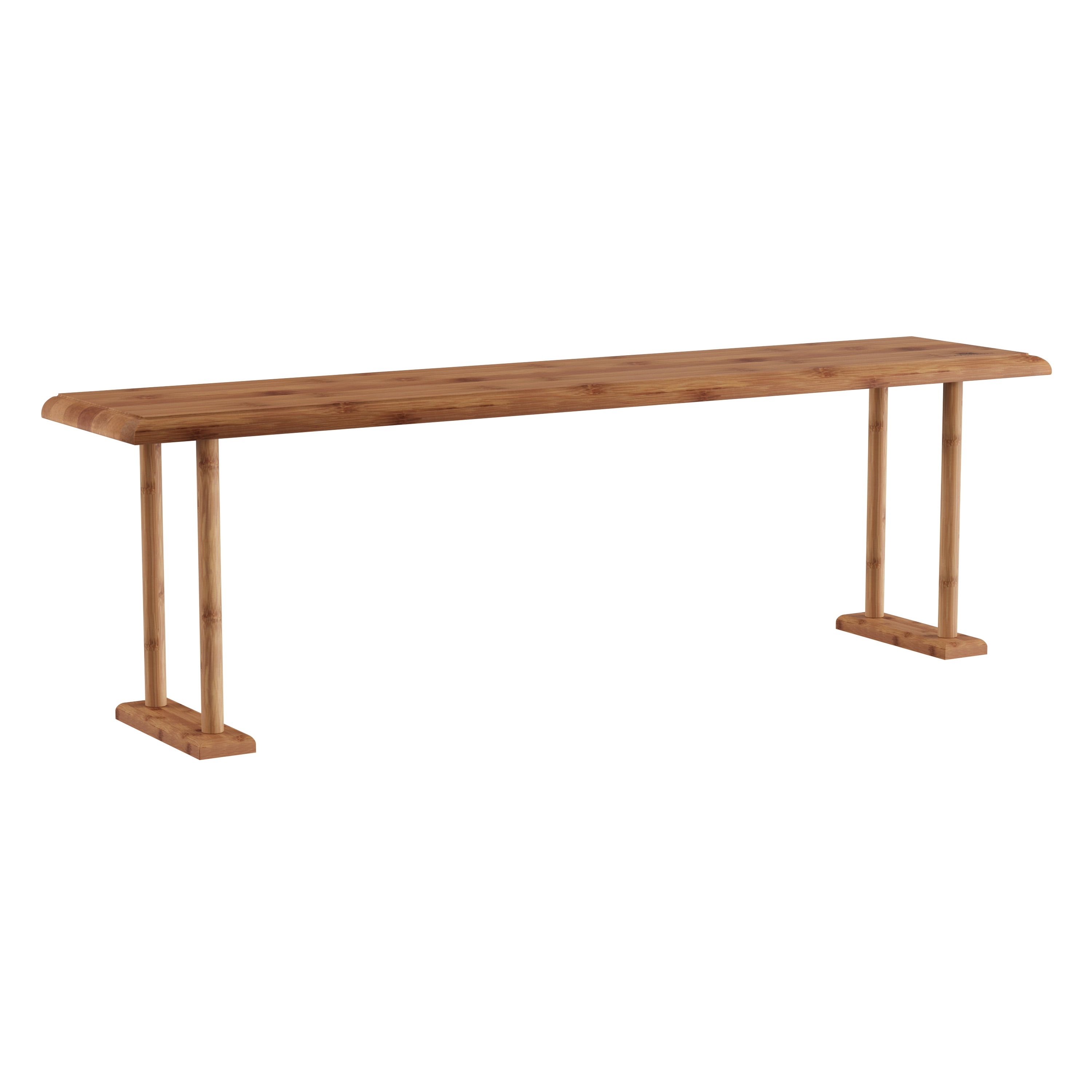 Lavish Home Bamboo Sink Shelf Countertop - Non-Slip Counter Organizer and Space-Saving Storage