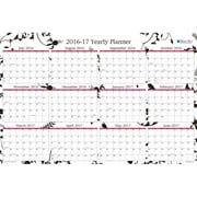 Blue Sky Analeis 18-Month 2016-2017 36" x 24" Laminated Planner