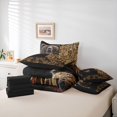 thumbnail image 6 of Feelyou Bear Adult Bedding Comforter Set 7pcs, Woodland Wildlife King Bedding Sets, 6 of 8