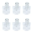 thumbnail image 2 of Khall 50X Supports d'Étagère Transparents, Pinces de Support pour Armoire, 2 of 8