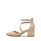 thumbnail image 2 of Zapatos de Tacón Bajo con Correa al Tobillo para Mujer DREAM PAIRS, 2 of 8
