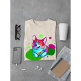 thumbnail image 3 of Colorful Corgi Dogs W Bowtie T-Shirt Men -Image by Shutterstock, Male XX-Large, 3 of 4