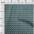 thumbnail image 2 of oneOone Cotton Poplin Dark Green Fabric Floral Craft Projects Decor Fabric Printed By The Yard 42 Inch Wide, 2 of 4