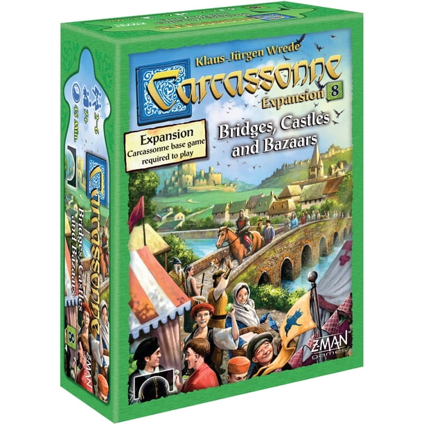 Juego de mesa Carcassonne Bridges, Castles & Bazaars Expansion