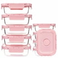 thumbnail image 1 of TechGen Premium Borosilicate Glass Food Storage Containers with Snap Locking Lids, 10 pack, 1 of 8