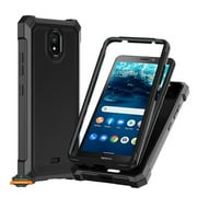 For TCL 50 XL 5G Full-Body Dual Layer Hybrid Case Slim, Drop-Proof TPU Hard PC, Durable Corner Front Bumper Protector Phone Case Cover Black