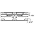 thumbnail image 2 of Seachoice 52901 LED Sealed 3-Piece Identification Light Bar, 2 of 5