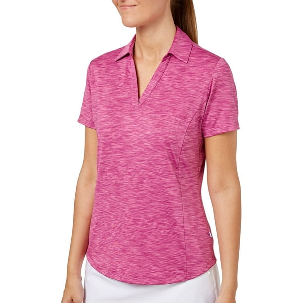 Lady Hagen Women's Essentials Space Dye Golf Polo