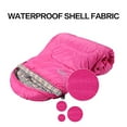 thumbnail image 4 of DESERT & FOX Cotton Flannel Sleeping Bags with Pillow, 4 Season Warm & Cold Weather Envelope Compression Sack, Lightweight & Portable Backpacking Sleeping Bag for Outdoor Camping, Hiking, Traveling, 4 of 5