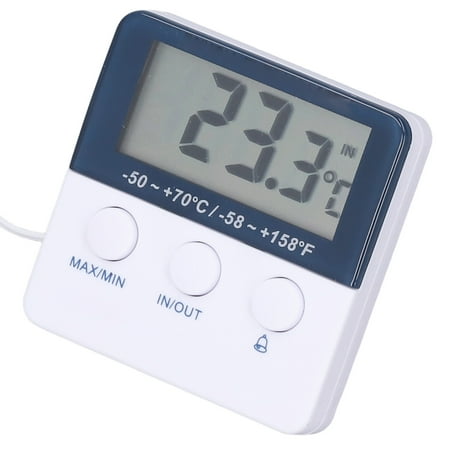 

Indoor Outdoor Thermometer High Low Temperature Alarm Digital Hygrometer Thermometer High Stability High Accuracy For Refrigerator Factory