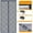 Gray, variant on Thermal Insulated Door Curtain, Size 31.5"x75", Upgraded Oxford Cloth Filled with Thicken Cotton, Insulation Cover Blanket for Winter/French/Patio/Sliding Glass Doors, Red
