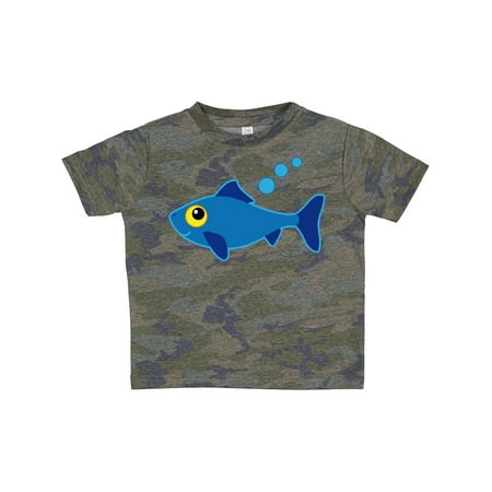 

Inktastic Fishing Blue Fish Gift Toddler Boy or Toddler Girl T-Shirt