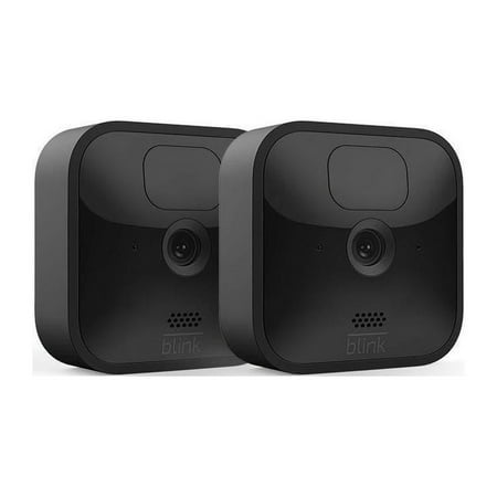 Blink - 2 Outdoor (3rd Gen) Wireless 1080p Security System with up to two-year battery life - Black