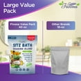 Sitz Bath Salts 40oz for Hemorrhoids and Postpartum Care Natural Epsom