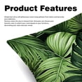 thumbnail image 2 of Tropical Jungle Palm Leaves Chair Pillow Covers Set of 2 Throw Pillow Decorative Pillows Velvet with Unique Patterns for Various Occasions - Available in 16x16, 18x18, and 20x20 Inches, 2 of 6