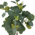 thumbnail image 2 of Mainstays Indoor 17.5 in Artificial Eucalyptus Bush, Green Color., 2 of 8