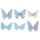 thumbnail image 1 of CAIROYAR Decoración de mariposas con fragancia bordada, clips de decoración de ventilación de mariposas, 1 of 7