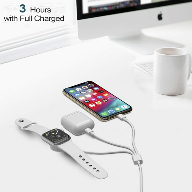 Station de Charge pour appareils Apple Multiples, Socle de Chargeur sans  Fil 3 en 1 pour iPhone 14 13 12 11 Pro X XS 8 Plus Apple Watch Series 8 7 6