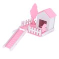 thumbnail image 4 of Cama para Hamster Sunnimix 3 en 1 con escalera Patio de juegos Ejercicio Rosado, 4 of 8