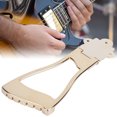 thumbnail image 3 of Metal Bridge Tailpiece, Durability Great Workmanship Quality Metal Materials Bridge Tailpiece, Replacement Tailstock For Guitars Musical Instrument, 3 of 8