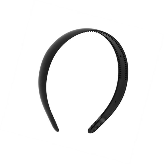 Vocoste 1 Pc Classic Frosted Wide-Brimmed Headband for Women for Girls 4.72" ID Black