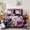 Black Purple-Queen 90“×90”, variant on Black Queen 90“×90” 7-Piece Bed-in-a-Bag Floral Bedding Set