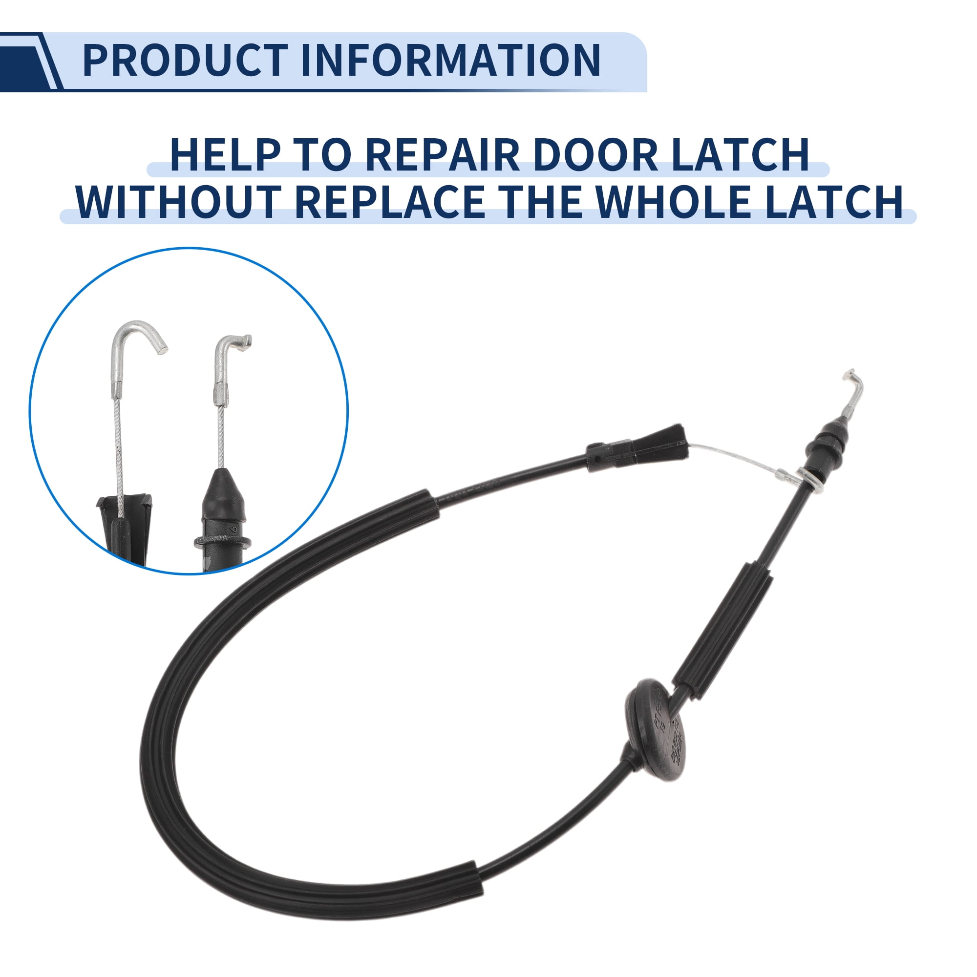 Unique Bargains Durable Door Latch Cable for Volkswagen Passat Rear Left Replacement