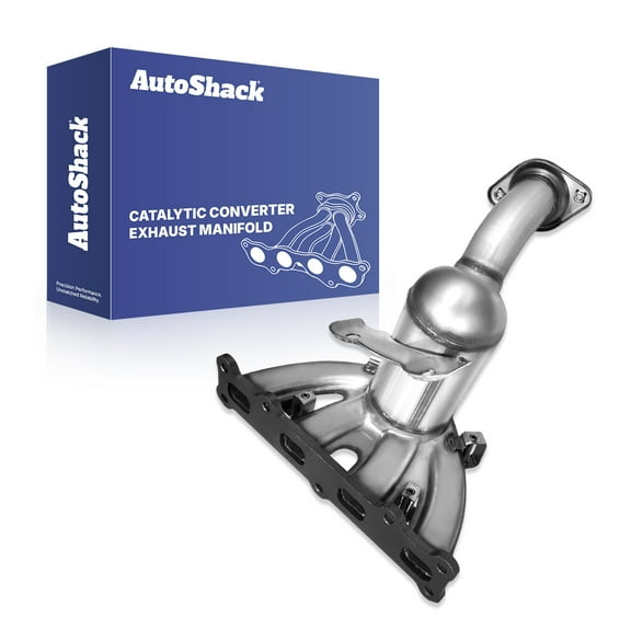 AutoShack Exhaust Manifold Catalytic Converter Kit | Replacement for 2007-2017 Jeep Patriot 2007-2017 Jeep Compass 2007-2008 Dodge Caliber | 2-PC