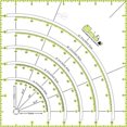 thumbnail image 2 of Manual DIY Sewing Tools Multifunctional Arc Cutting Patchwork Ruler Clothing Plate Ruler, 2 of 2