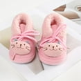 thumbnail image 4 of Unisex Newborn Baby Cotton Booties Non-Slip Sole for Toddler Boys Girls Infant Winter Warm Fleece Cozy Animial Patten Shoes, 4 of 6