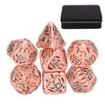 thumbnail image 2 of Metal DND Dice  7pcs Hollow Skull Polyhedral Dice  D & D Dice Set For D & D Dungeons And Dragons RPG  Table Games  And Math Teaching  Role Playing Game Accessories  Tabletop Games, 2 of 8