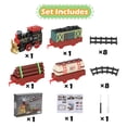 thumbnail image 6 of Anpro Electric Train Set for Kids, Train Track Toy with Smoke & Sound, Christmas Train Gift for Boy & Girl, 6 of 11