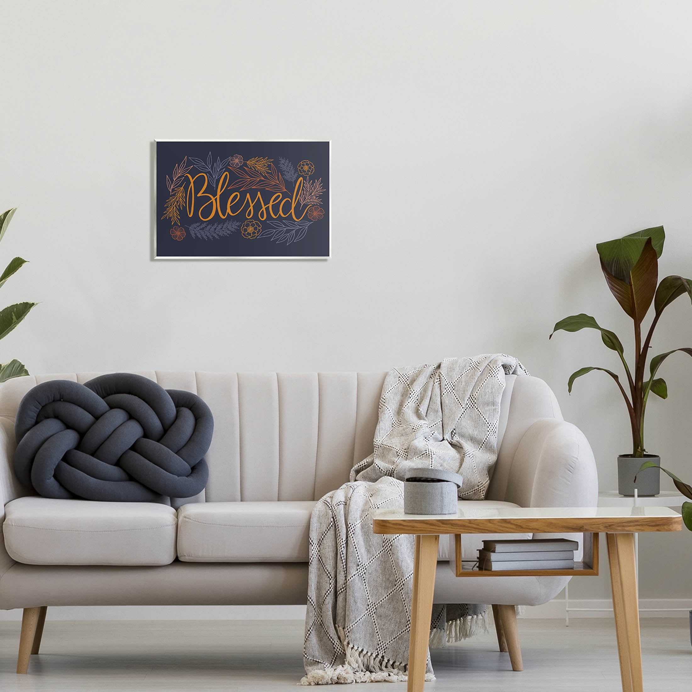 Blessed Botanical Herb Flowers Botanical & Floral Graphic Art Unframed Art Print Wall Art